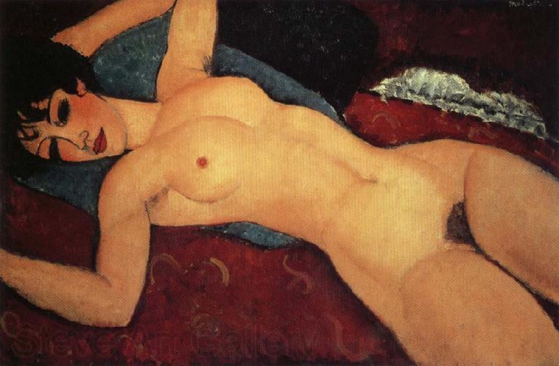 Amedeo Modigliani Nude on a Cushion Norge oil painting art